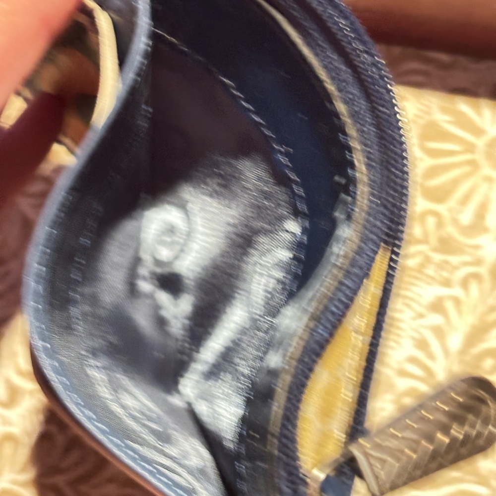 Brighton Blueprint Flower Leather wallet or card holder - Picture 7 of 8